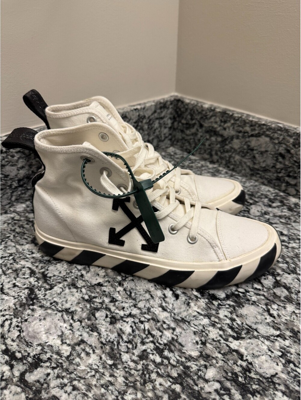 Off-White High Top Canvas Sneaker Men's Size 9